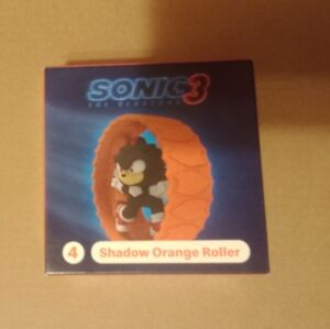 Sonic 3 Shadow Orange Roller McDonald's toy